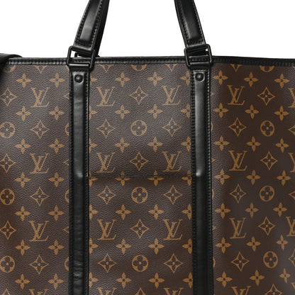Louis Vuitton Monogram Macassar Weekend Tote GM 8 of 10