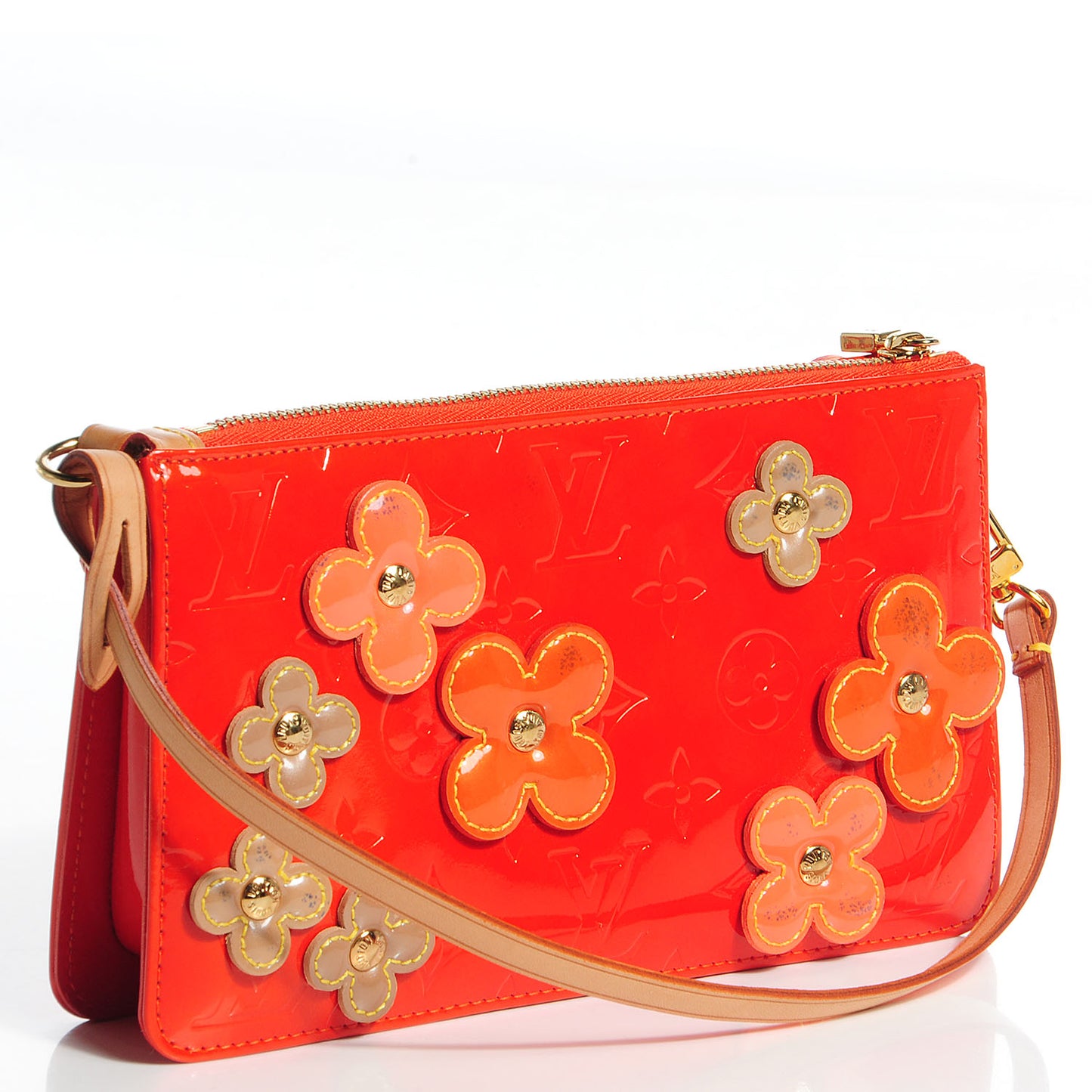 Vernis Lexington Fleurs Pochette Orange