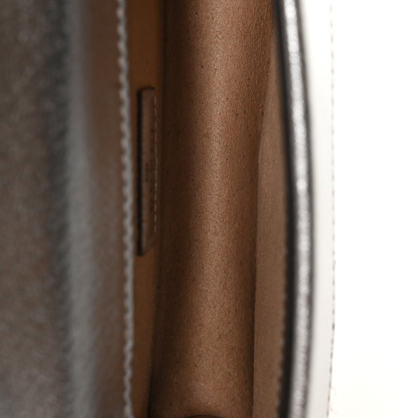Metallic Calfskin Super Mini Dionysus Shoulder Bag Silver