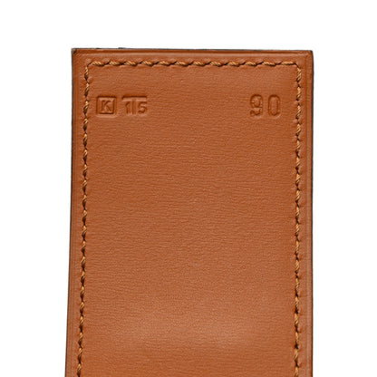 Hermes Box Collier De Chien CDC Belt 90 36 Chocolate 4 of 5