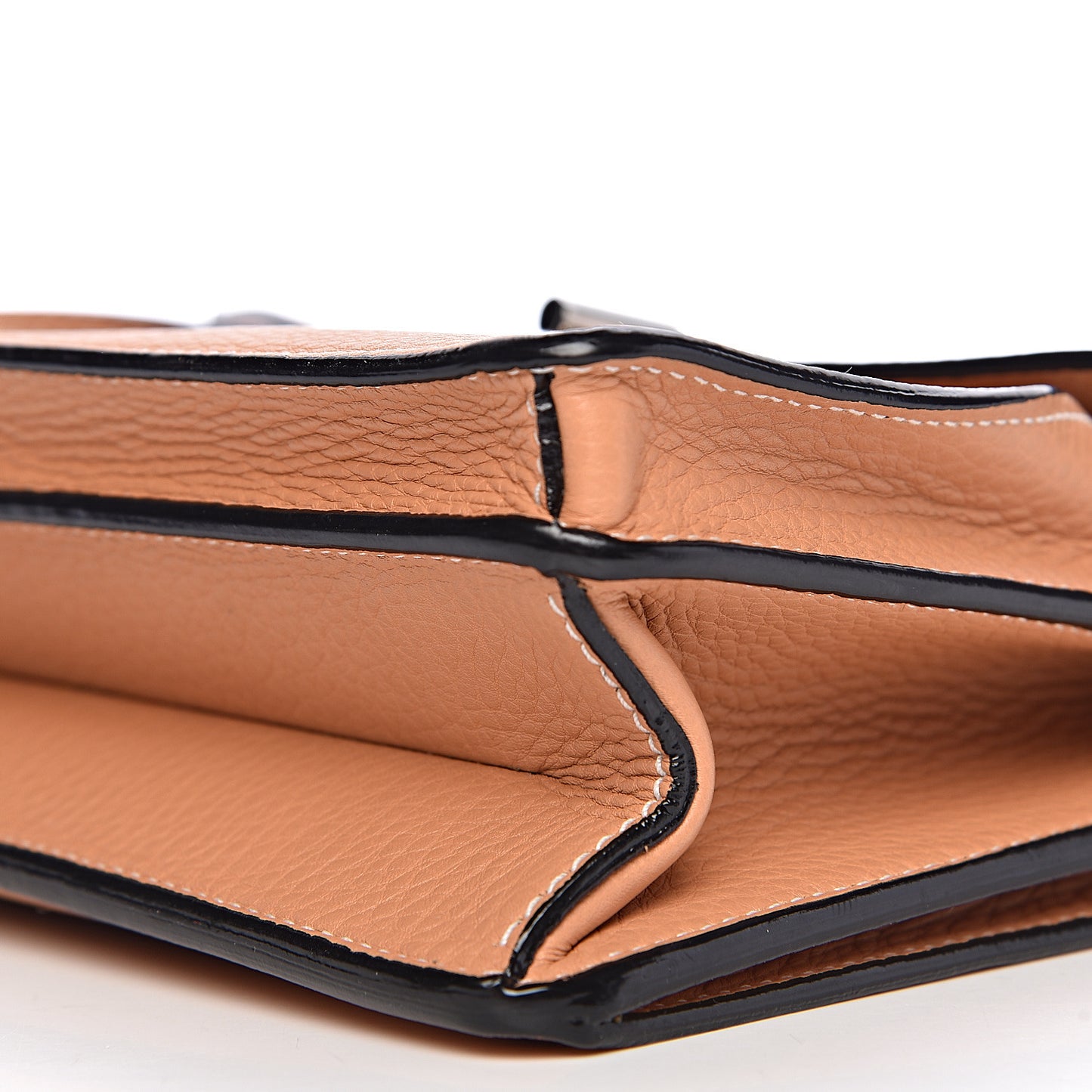Calfskin Small Hava Top Handle Bag Wheat