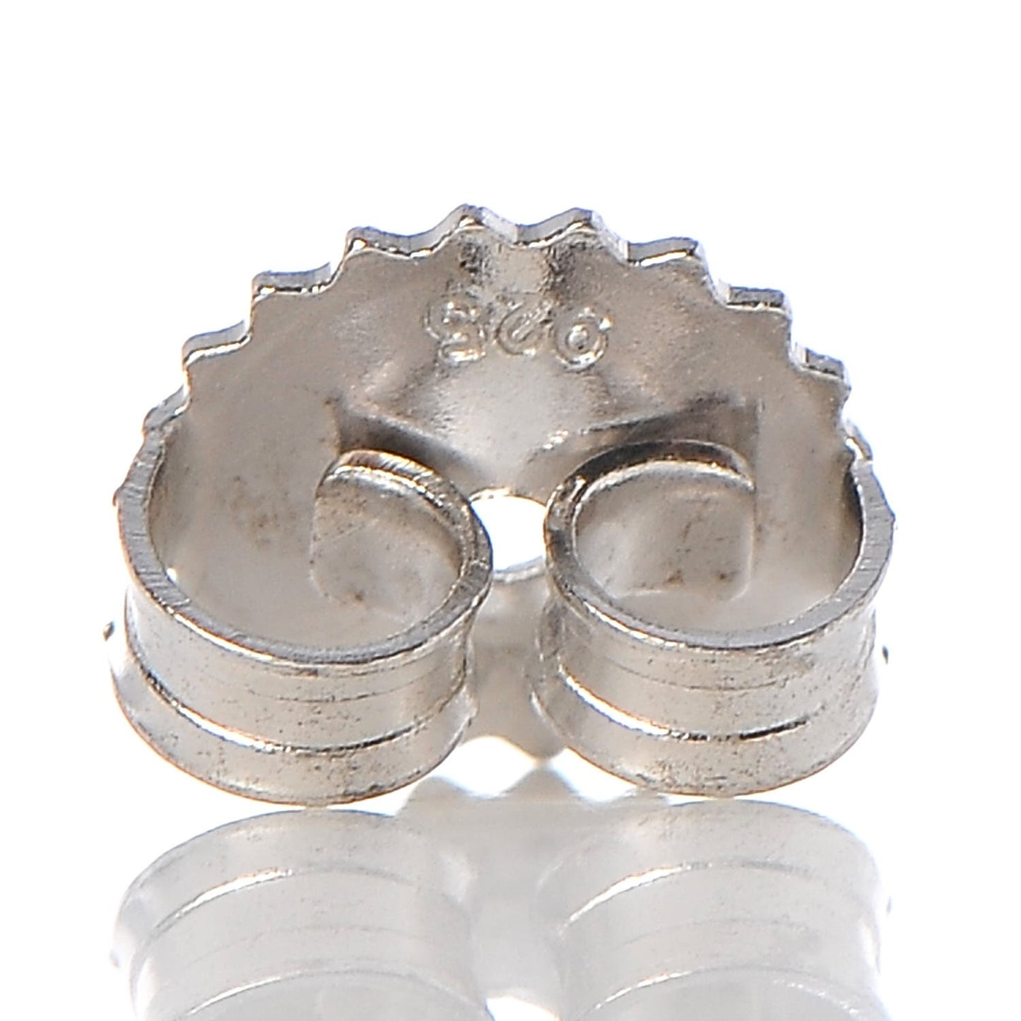 Sterling Silver Diamond 13mm Infinity Earrings
