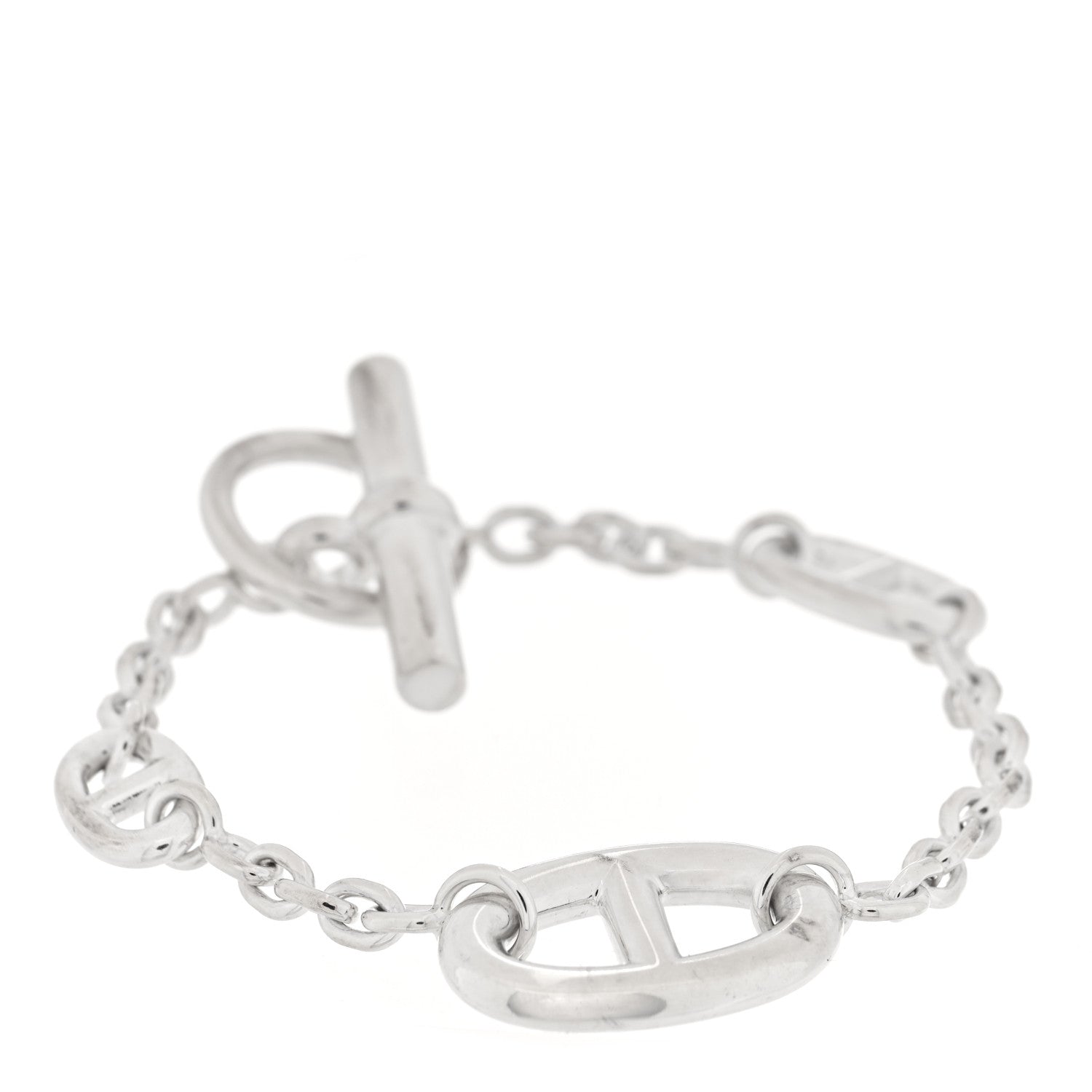 Hermes Sterling Silver Farandole Bracelet ST 1 of 5