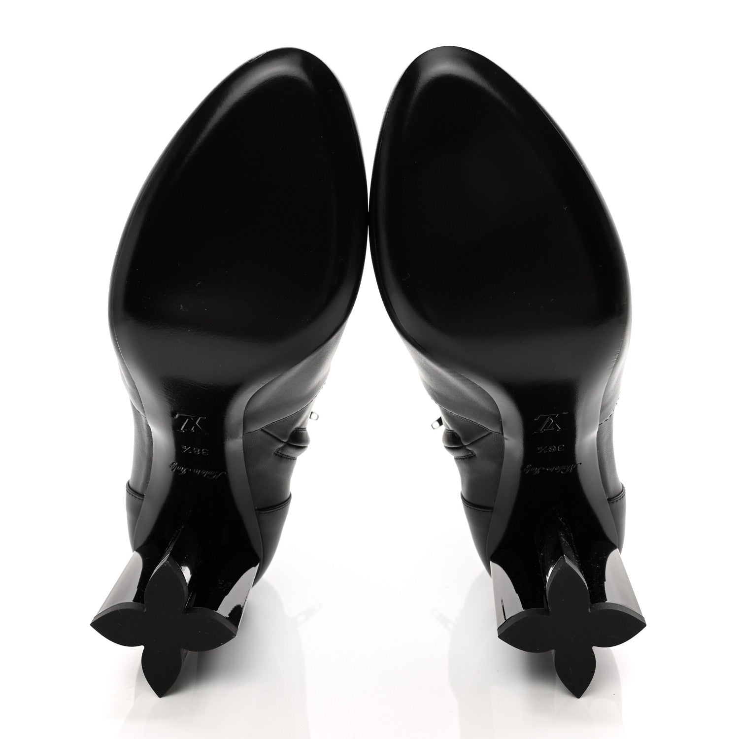 Louis Vuitton Calfskin Silhouette Ankle Boots 38.5 Black 5 of 14