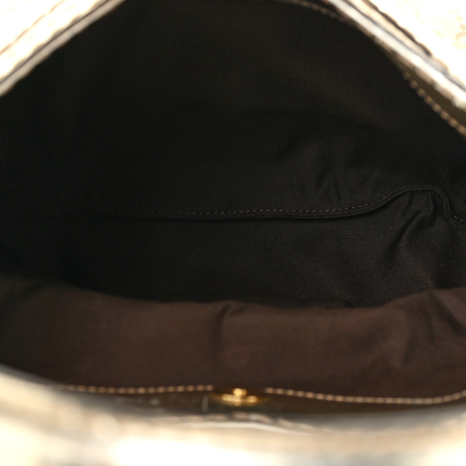 Gucci Metallic Guccissima Queen Bow Hobo Platinum 4 of 14