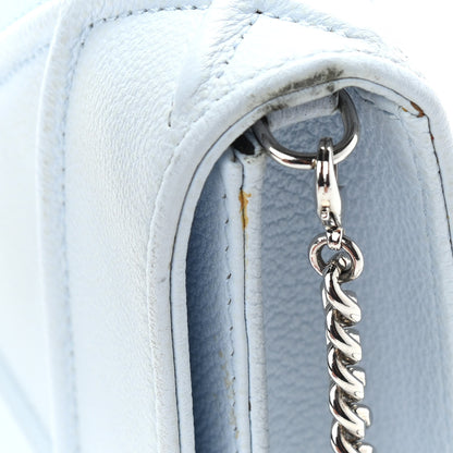 Christian Dior Calfskin Large Diorama Croisiere Chain Wallet Light Blue 14 of 16