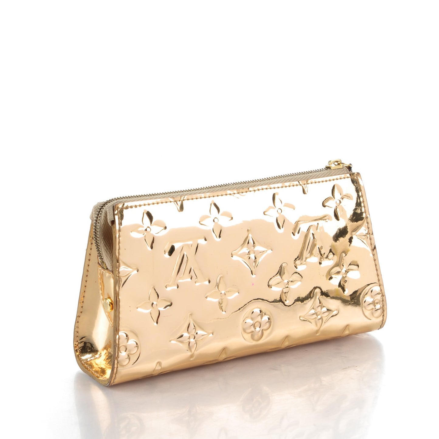 Monogram Miroir Trousse Cosmetic Bag Gold