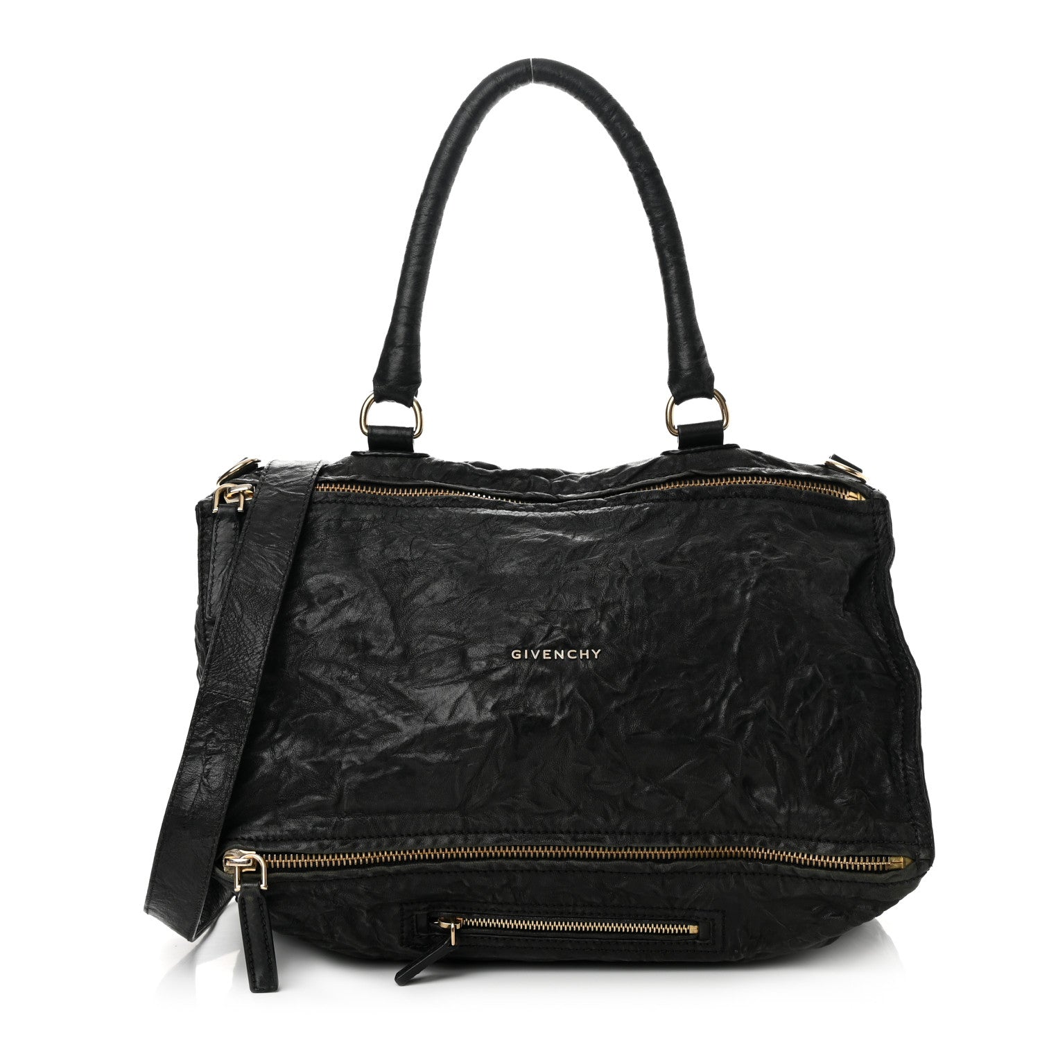 Givenchy Tumbled Sheepskin Large Pandora Black 1 of 20