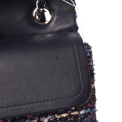 Chanel Tweed Quilted Medium Double Flap Multicolor 12 of 14