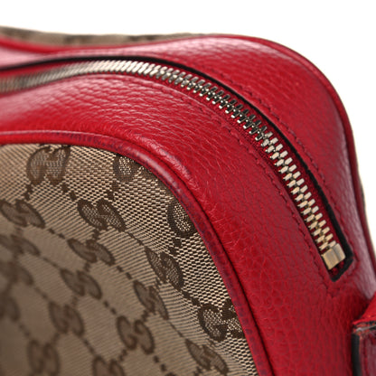 Gucci Monogram Mini Bree Messenger Bag Red 18 of 21