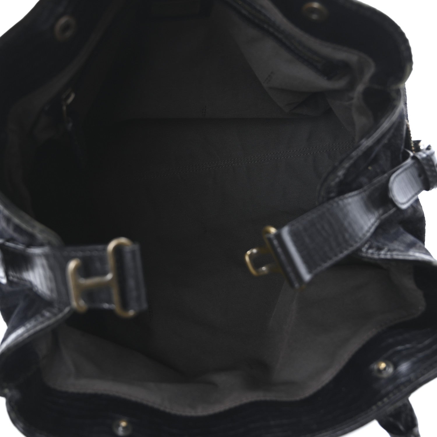 Fendi Velvet Zucca Bag De Jour Black 5 of 9