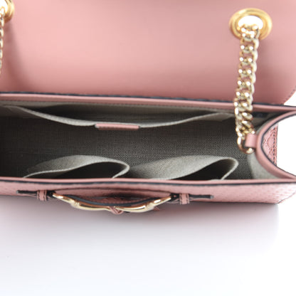 Gucci Microguccissima Medium Emily Chain Shoulder Bag Soft Pink 5 of 11