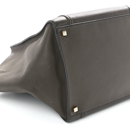Celine Supple Calfskin Medium Phantom Luggage Khaki Cobalt Trim 11 of 12