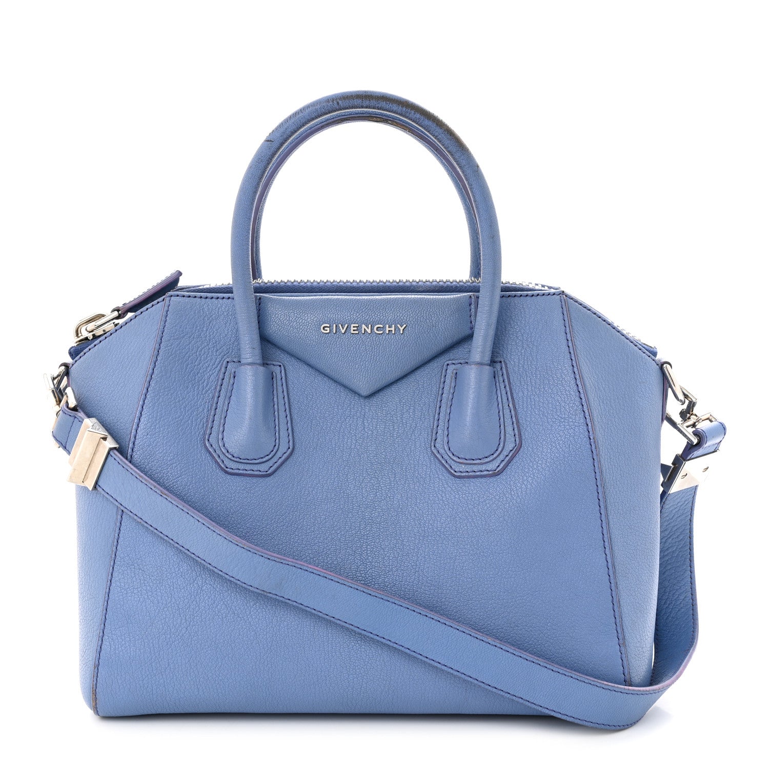 Givenchy Sugar Goatskin Small Antigona Blue 1 of 15