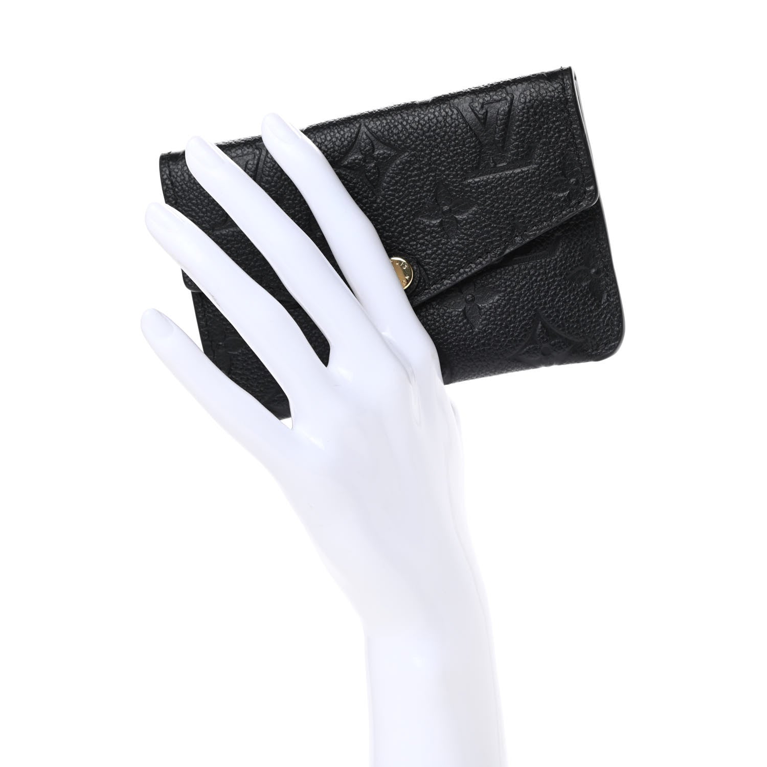Louis Vuitton Empreinte Key Pouch Black 2 of 8