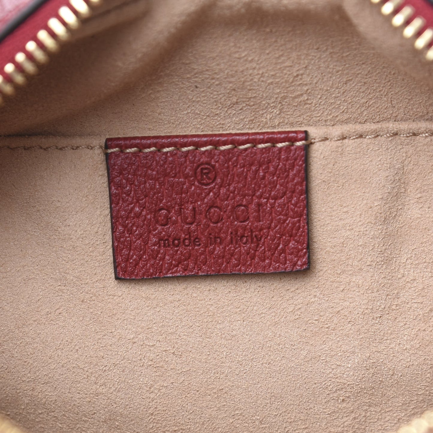 GG Supreme Monogram Flora Web Mini Ophidia Shoulder Bag Red