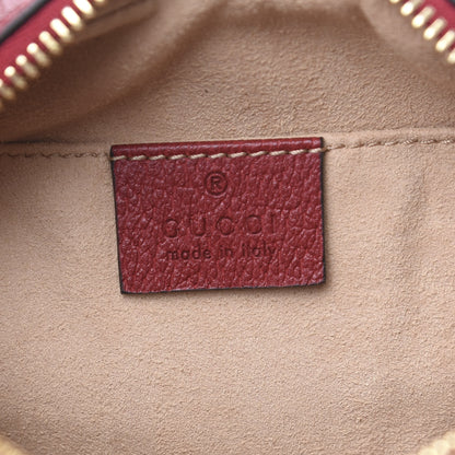 Gucci GG Supreme Monogram Flora Web Mini Ophidia Shoulder Bag Red 5 of 10