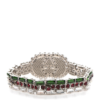 Gucci Crystals Double G Web Tennis Bracelet M Multicolor 3 of 4