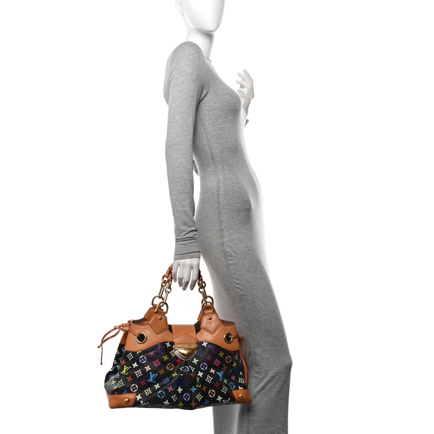 Louis Vuitton Monogram Multicolor Ursula Black 2 of 15