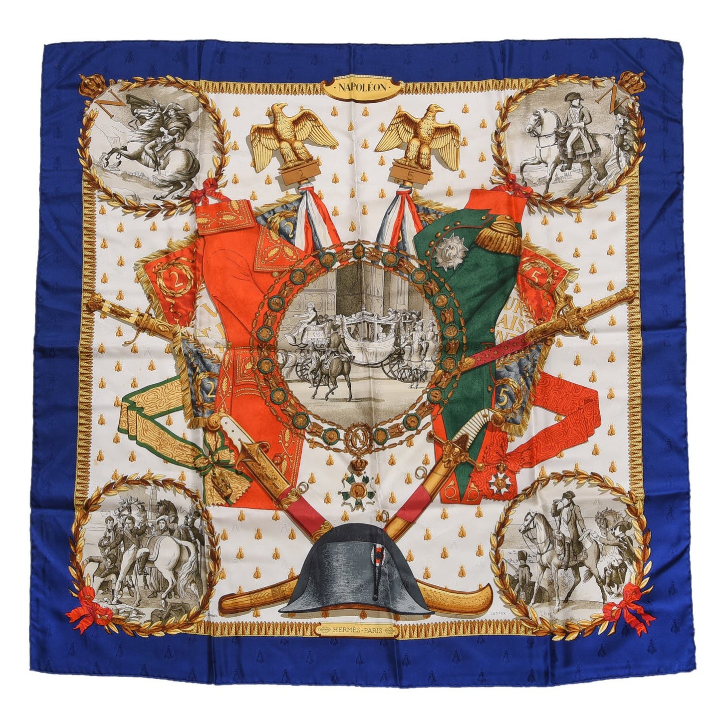Silk Napoleon Scarf 90