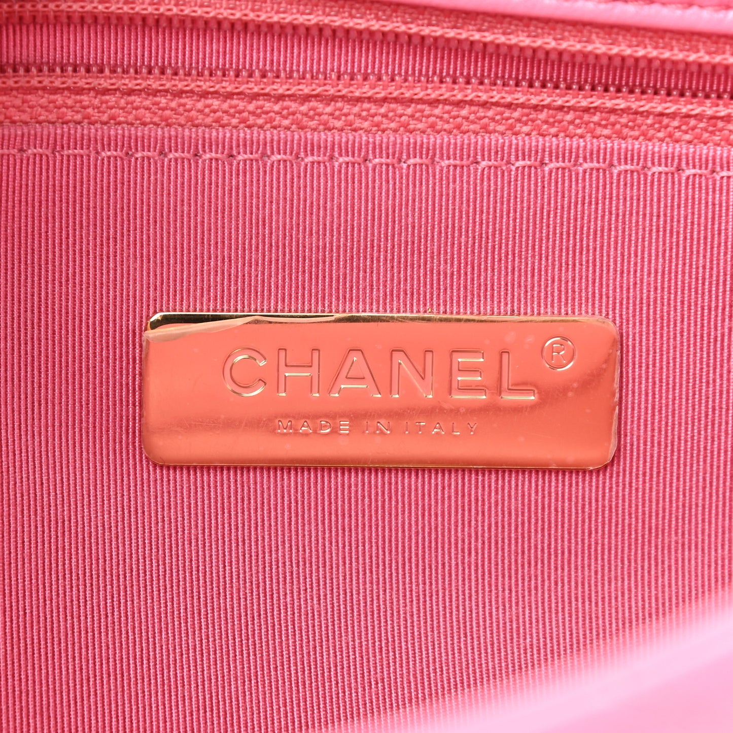 Lambskin Quilted Medium Chanel 19 Flap Pink