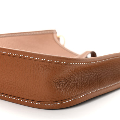 Hermes Taurillon Clemence Evelyne TPM Gold 9 of 9