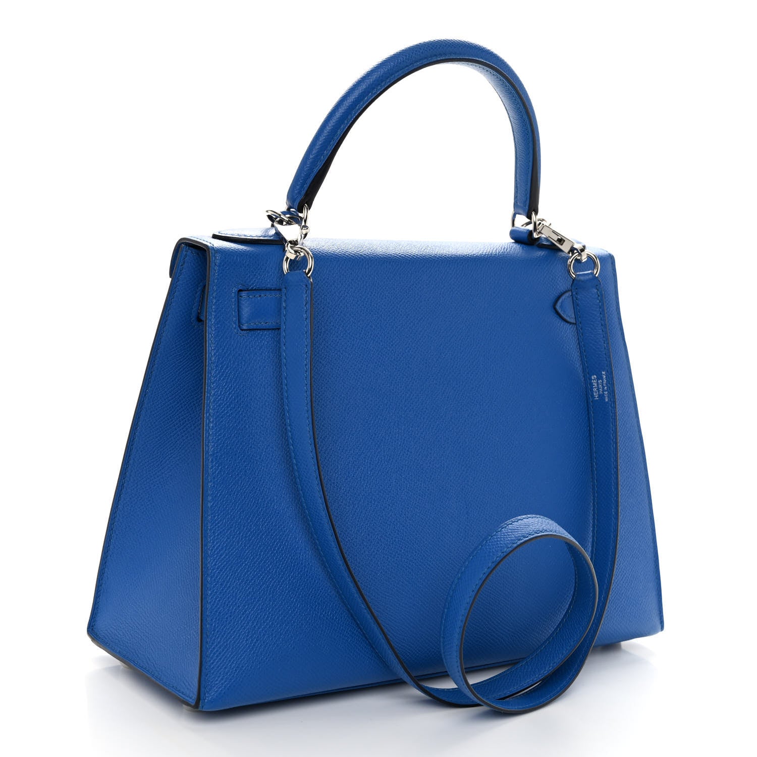 Hermes Epsom Kelly Sellier 28 Bleu France 3 of 10