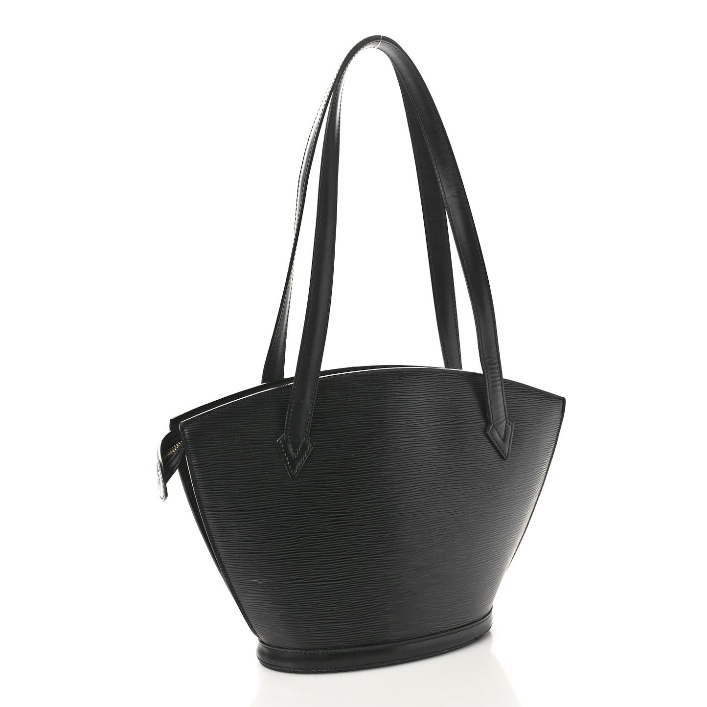 Epi Saint Jacques PM Long Straps Black