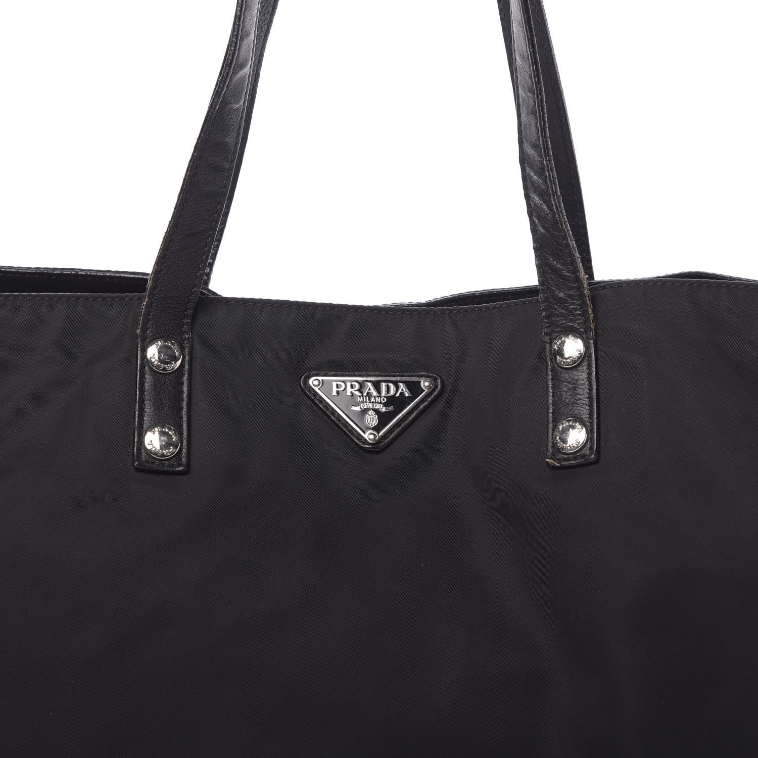 Prada Tessuto Nylon Tote Black 9 of 12