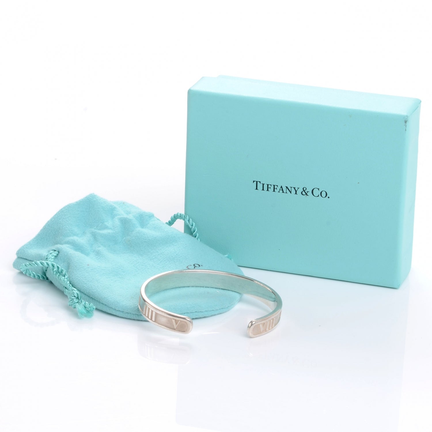 Tiffany Sterling Silver Atlas Cuff Bracelet 5 of 5
