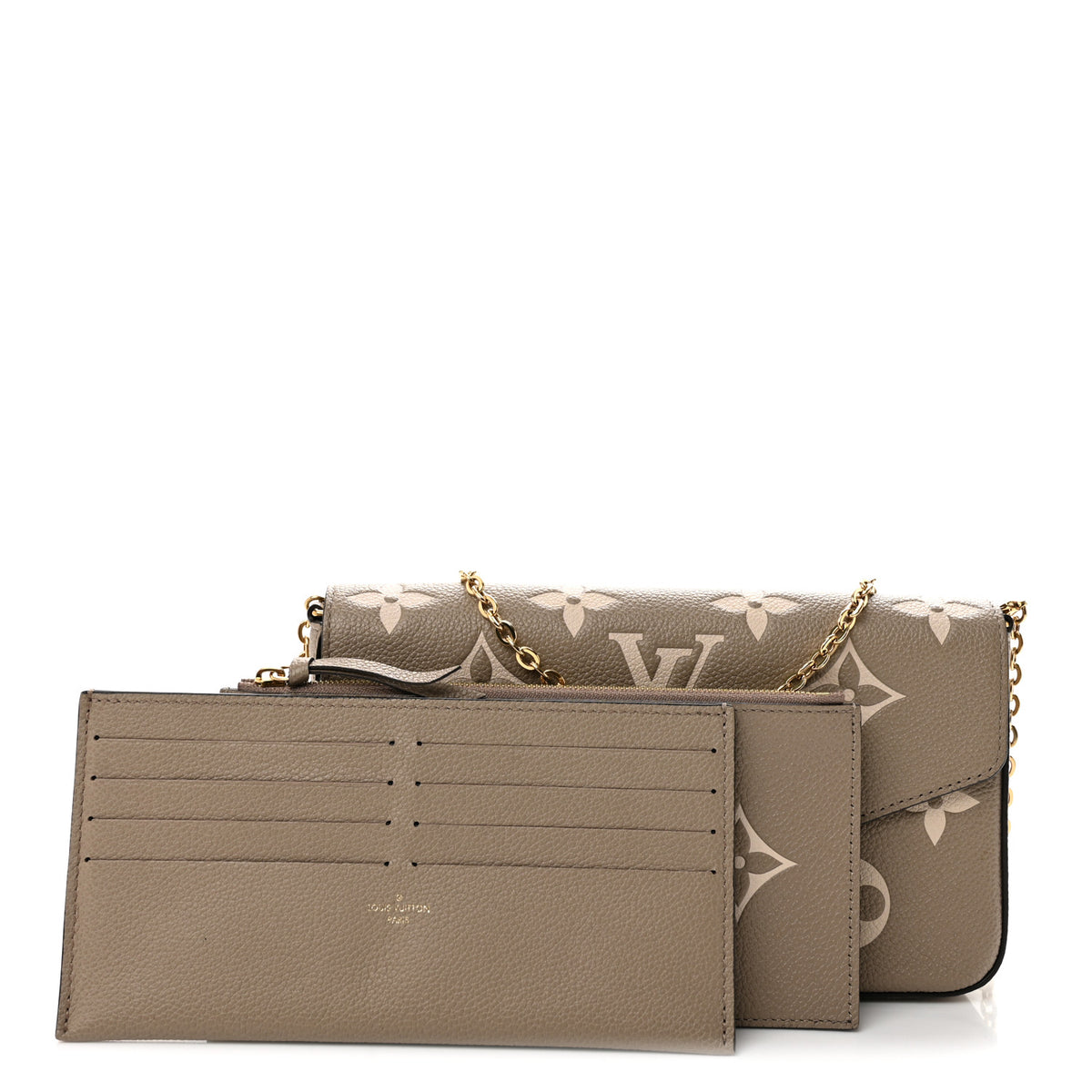 Empreinte Monogram Giant Felicie Pochette Tourterelle Creme