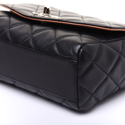 Chanel Lambskin Mixed Fibers Quilted Cocovado Flap Black 7 of 13