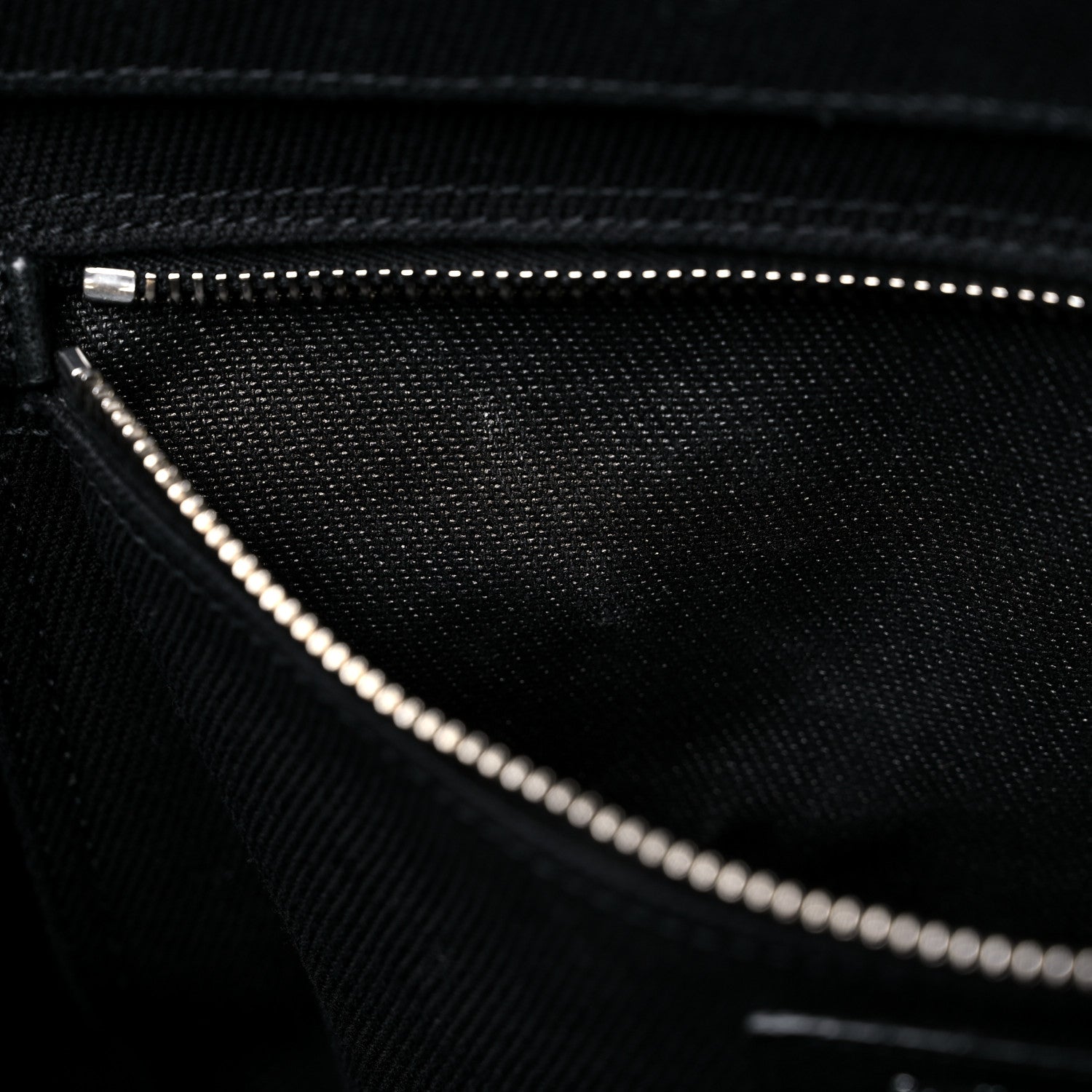 Saint Laurent Linen Calfskin Rive Gauche Tote Black 11 of 19