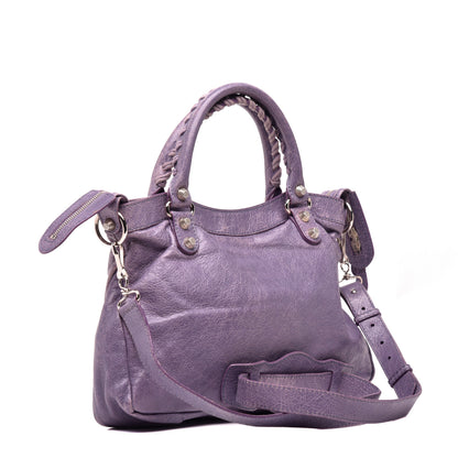 Balenciaga Agneau Giant 12 Silver Hardware Town Glycine 3 of 9