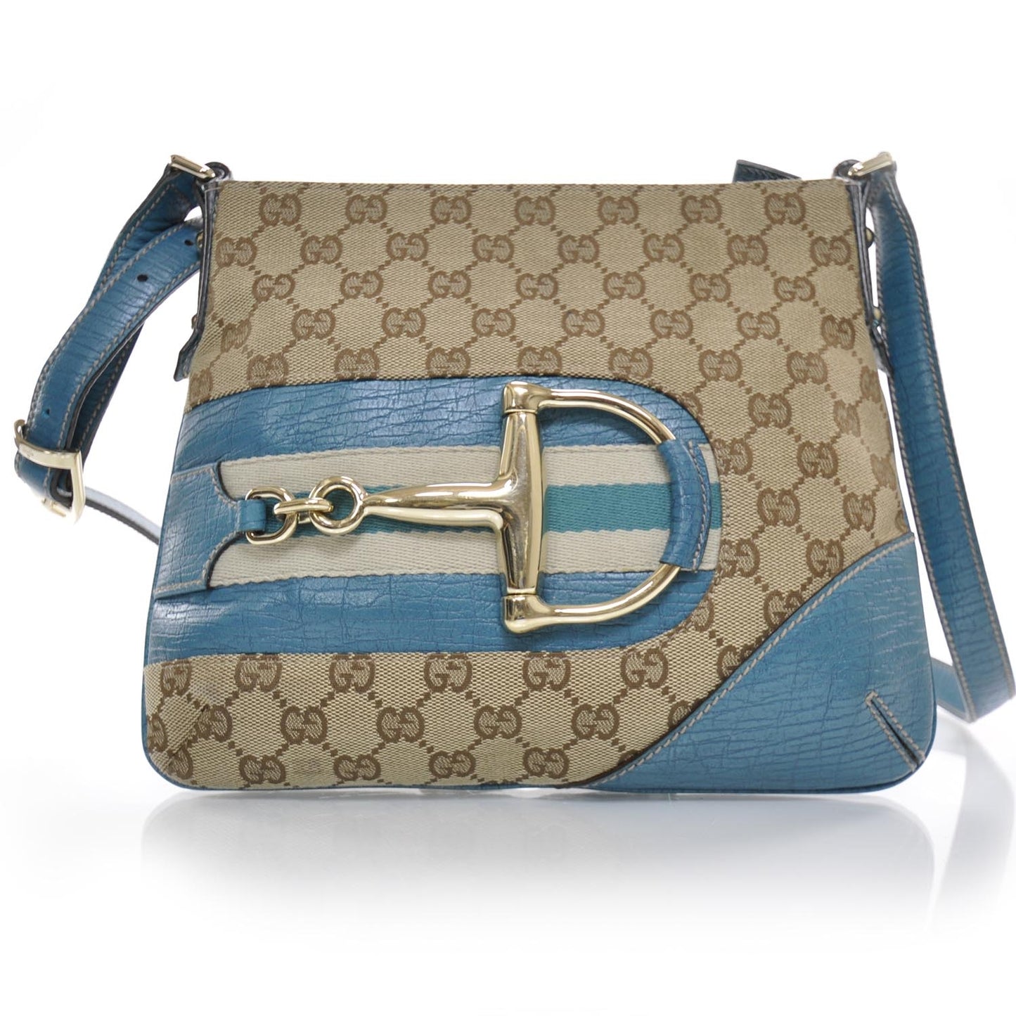 Monogram Hasler Messenger Bag Blue