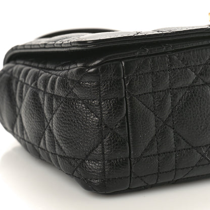 Christian Dior Calfskin Cannage Small Caro Bag Black 9 of 10