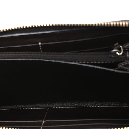 Gucci Monogram Mayfair Zip Around Wallet Dark Brown 5 of 7
