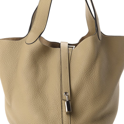 Hermes Taurillon Clemence Picotin Lock 22 MM Trench 11 of 11