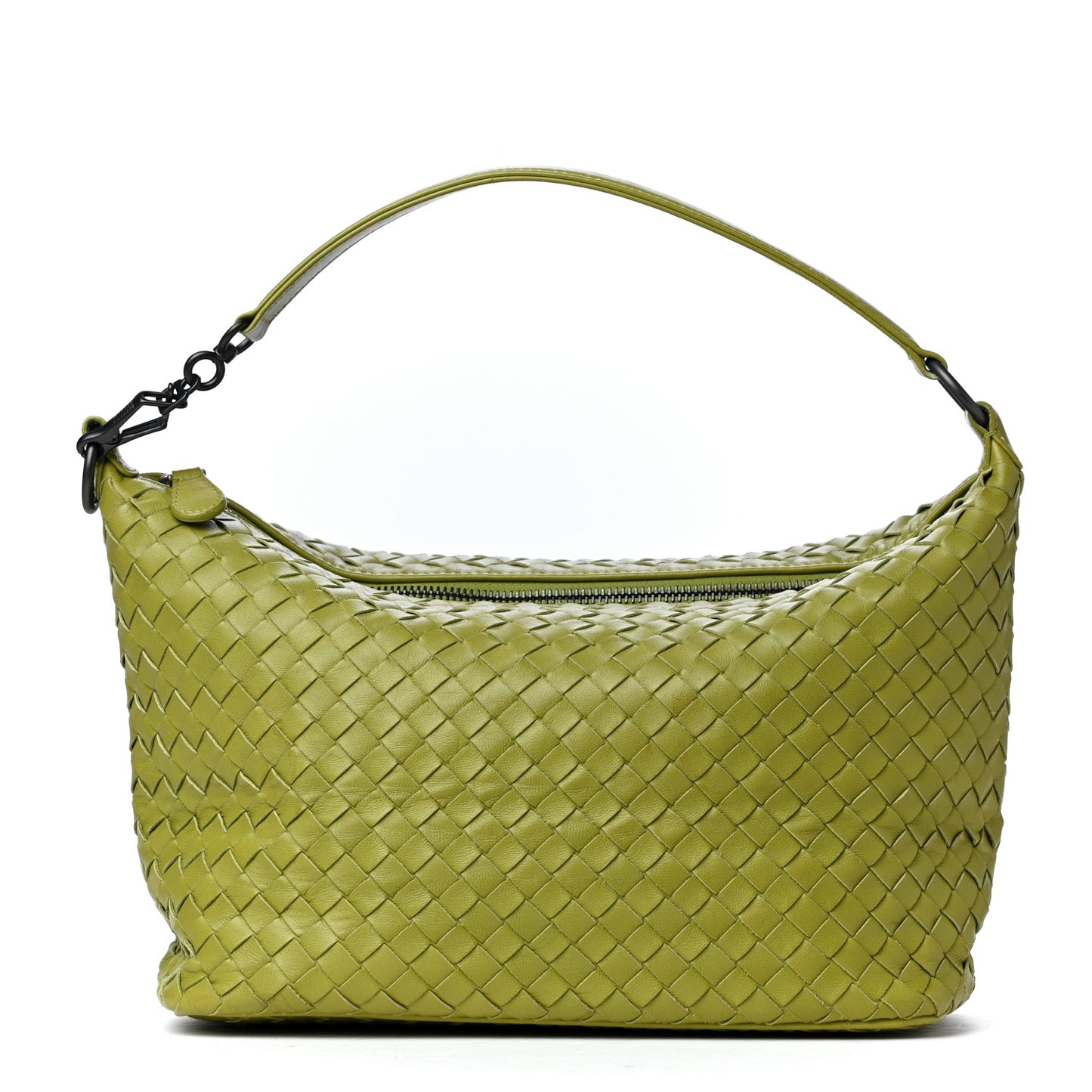 Nappa Intrecciato Small Shoulder Bag Assenzio