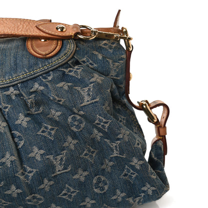 Louis Vuitton Denim Neo Cabby MM Blue 15 of 17