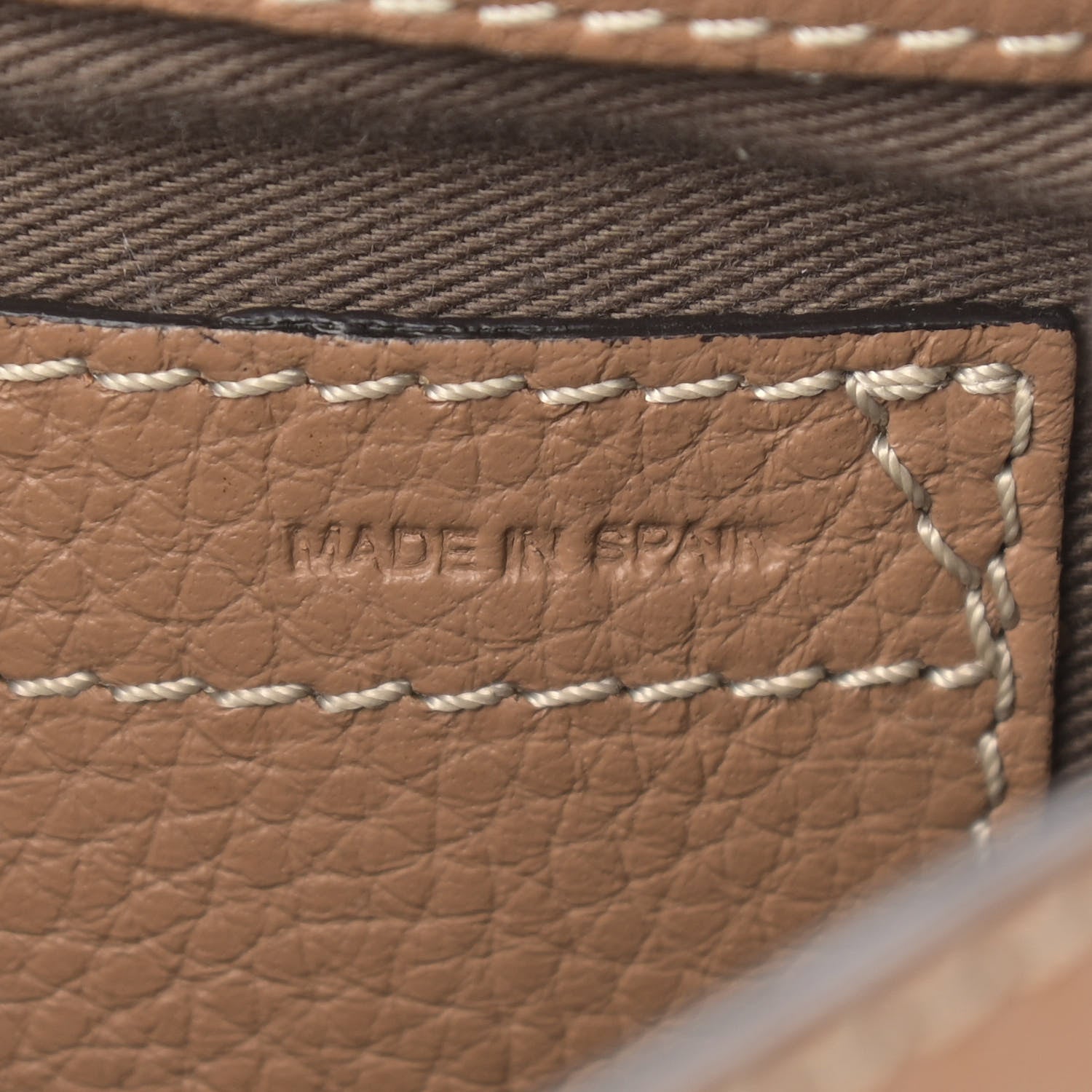 Chloe Calfskin Mini Marcie Round Crossbody Bag Nut 7 of 11