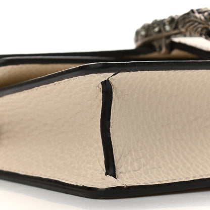Gucci Dollar Calfskin Crystal Super Mini Dionysus Shoulder Bag Mystic White Black Diamond 8 of 10