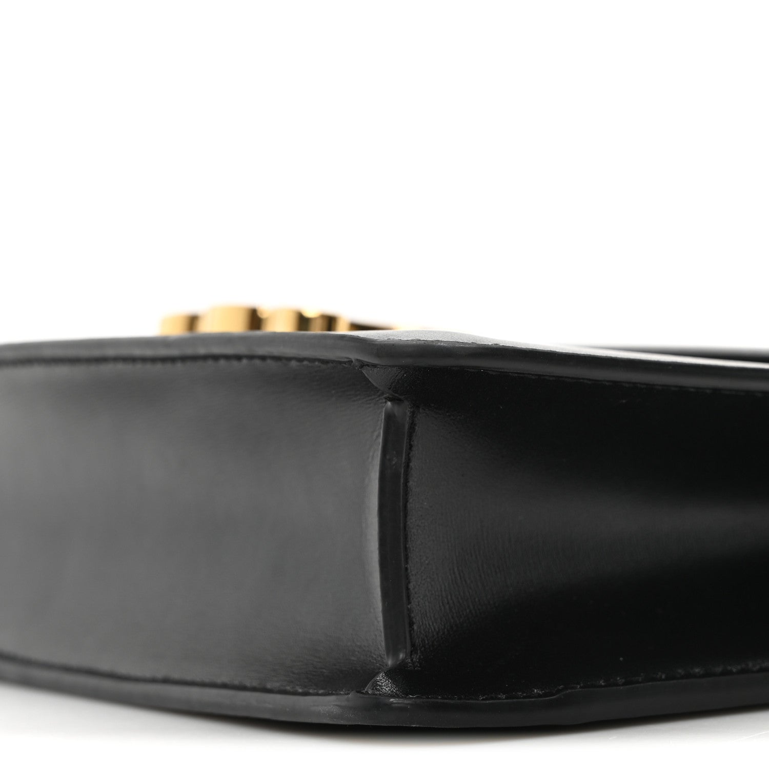 Celine Shiny Calfskin Triomphe Margo Wallet on Chain Black 10 of 10