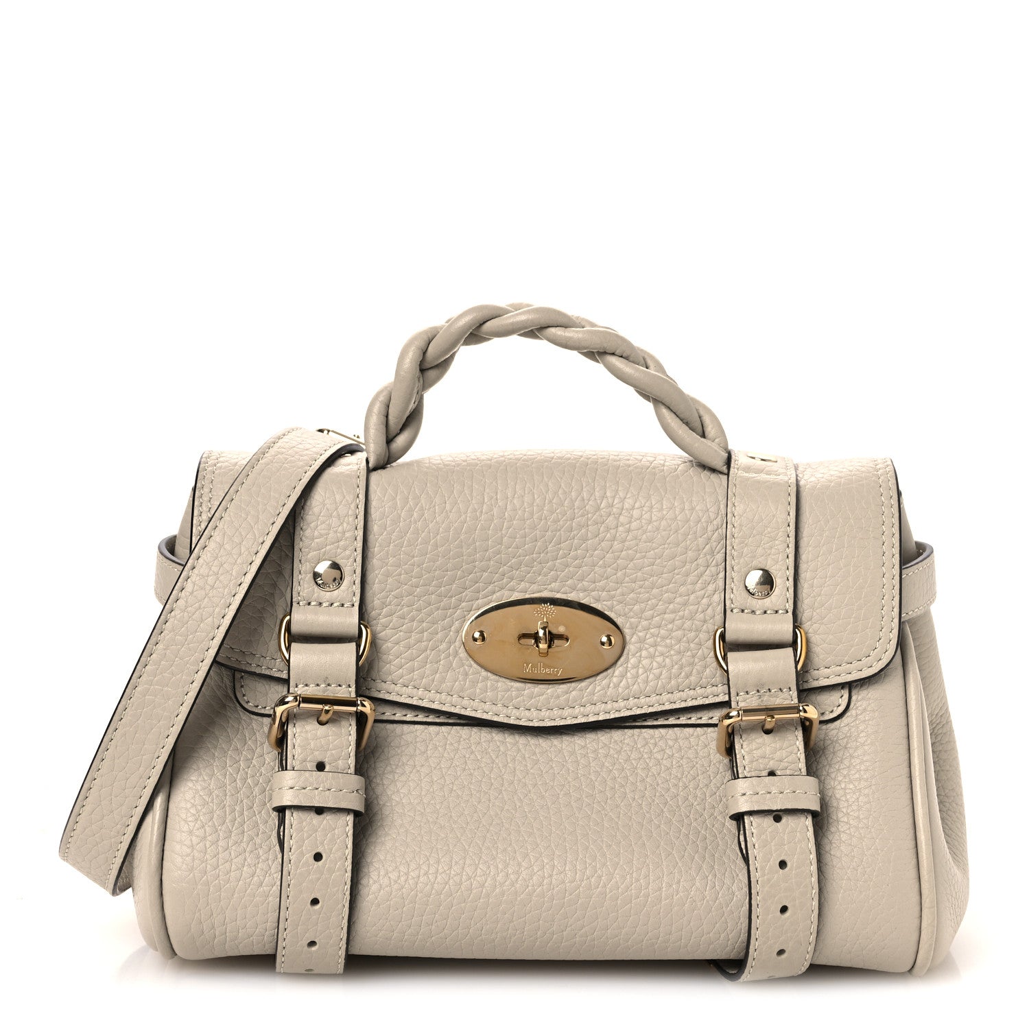 Mulberry Heavy Grain Mini Alexa Chalk 1 of 15