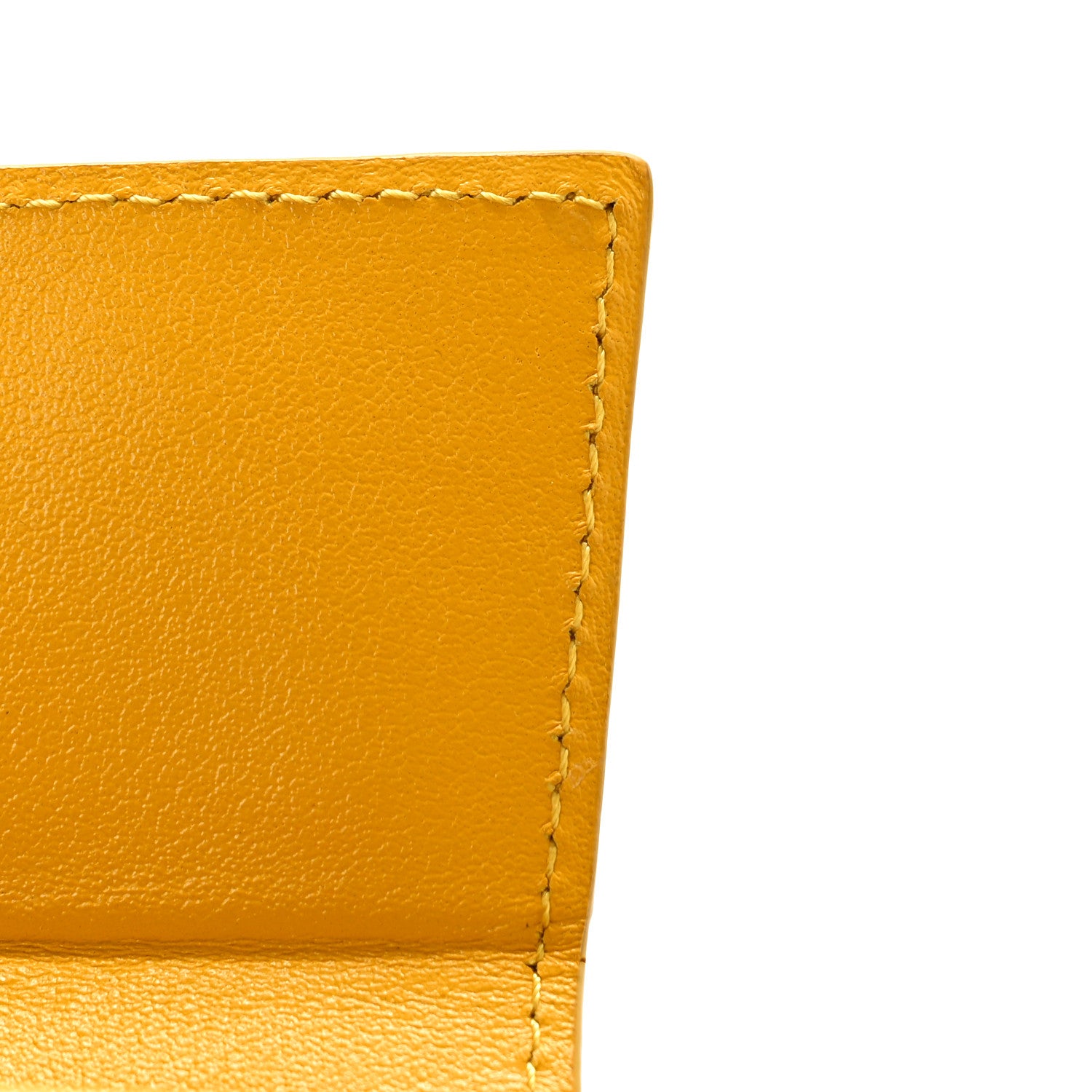 Jacquemus Grained Calfskin Le Chiquito Dark Yellow 9 of 14