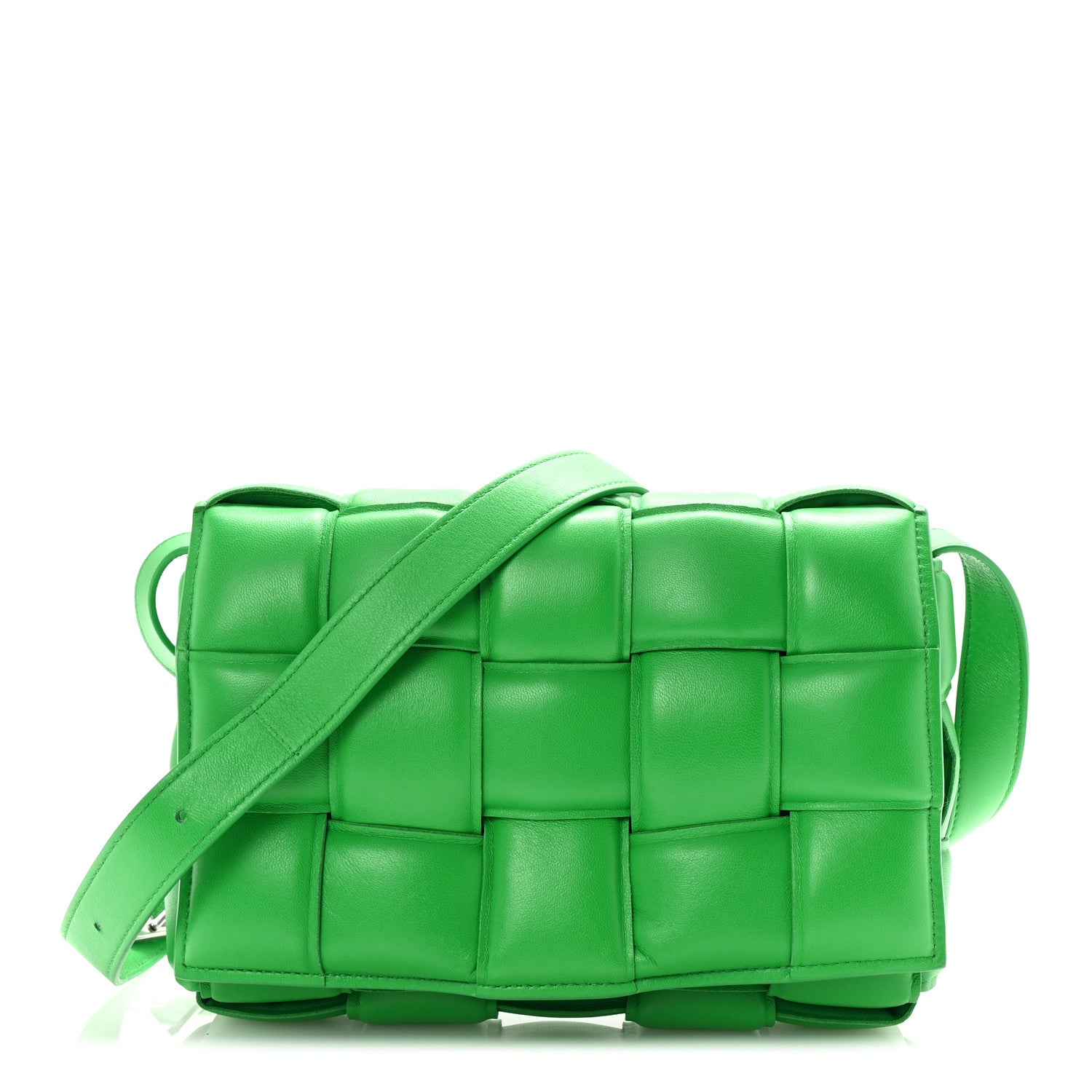 Bottega Veneta Nappa Maxi Intreccio Padded Cassette Crossbody Bag Parakeet 1 of 9