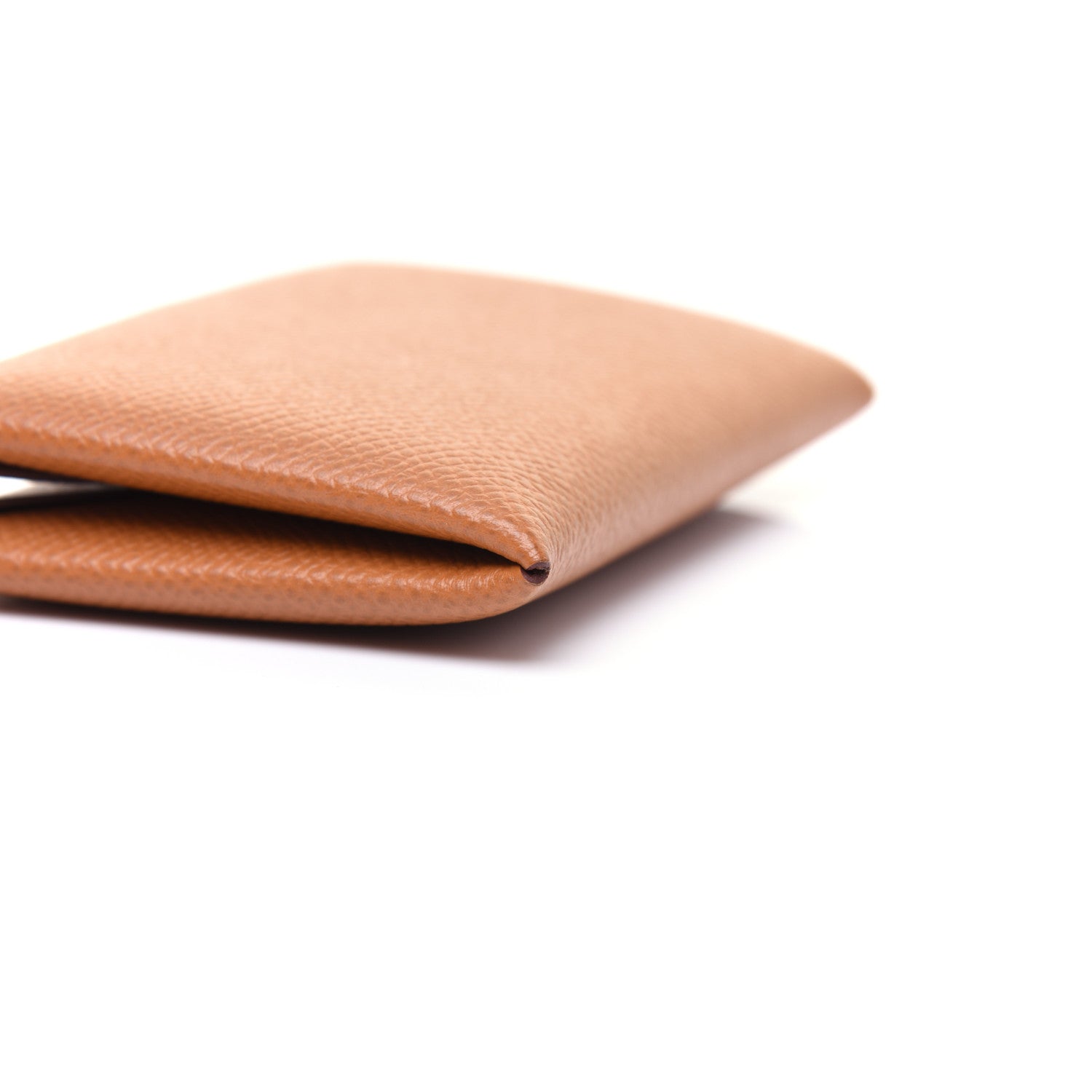Hermes Epsom Calvi Card Case Gold 9 of 12