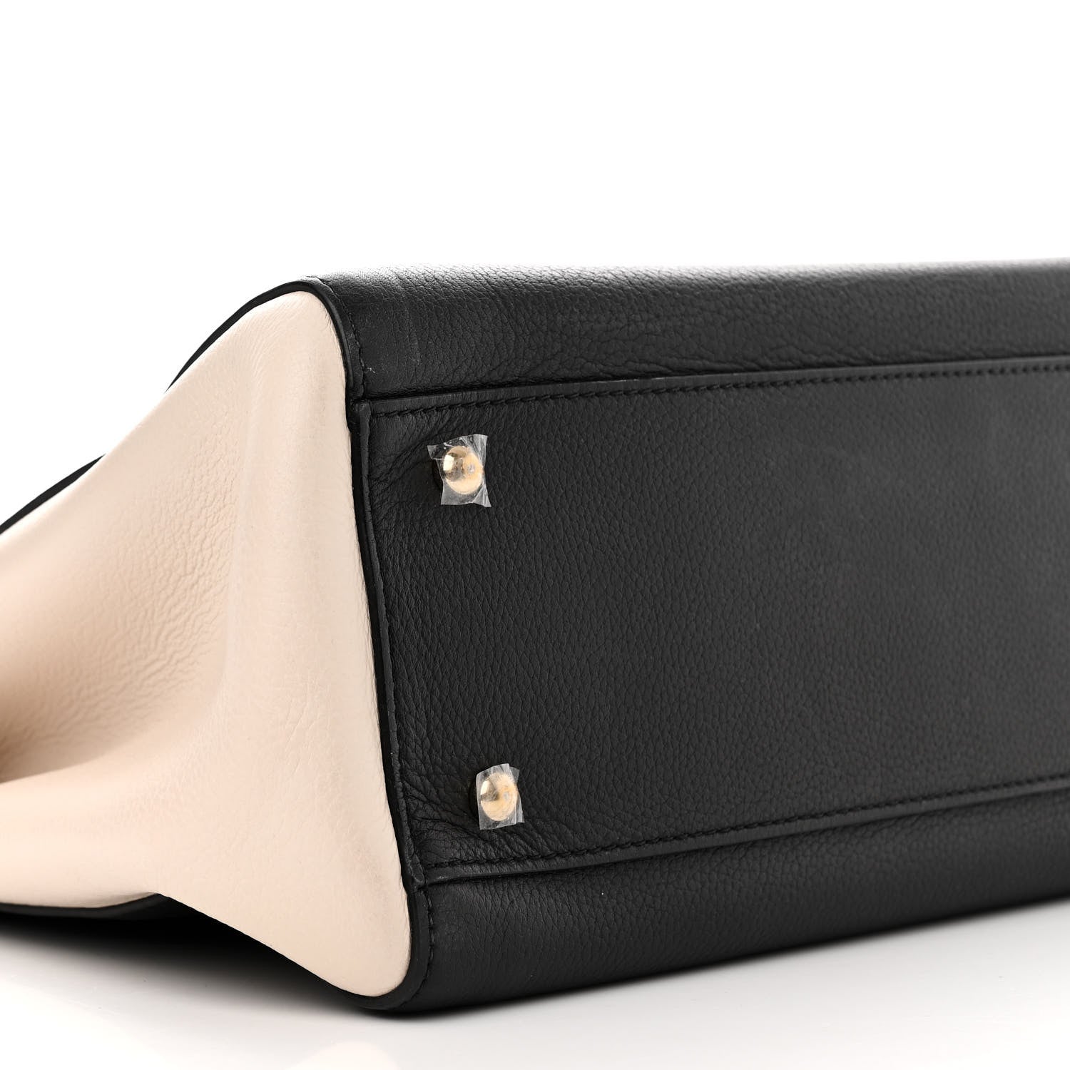 Chanel Grained Calfskin Medium Bi-Color Neo Executive Shopper Tote Black Beige Black 9 of 12