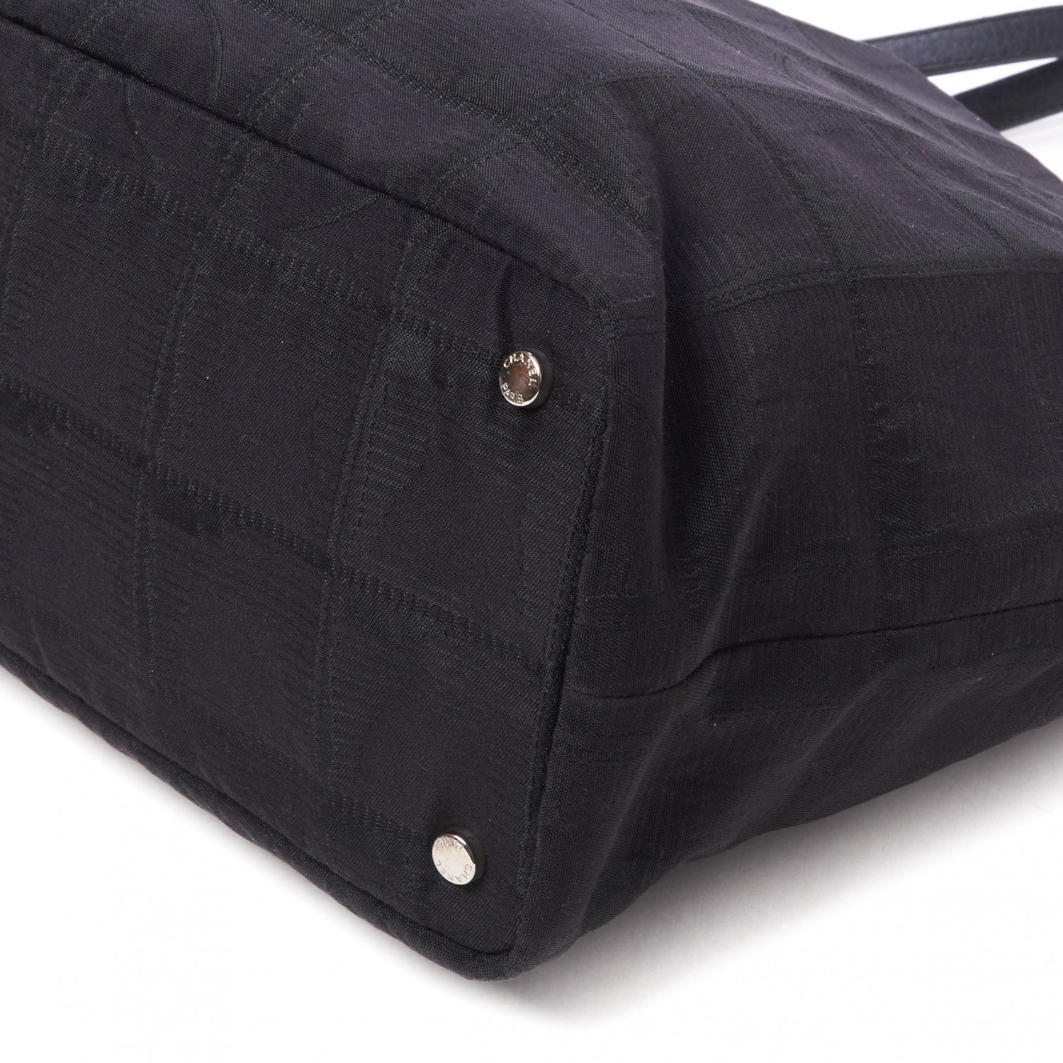 Chanel Nylon Large Travel Tote Black 5 of 10