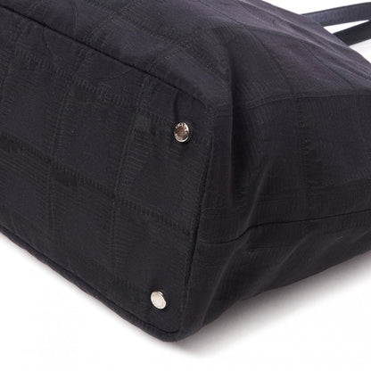 Chanel Nylon Large Travel Tote Black 5 of 10